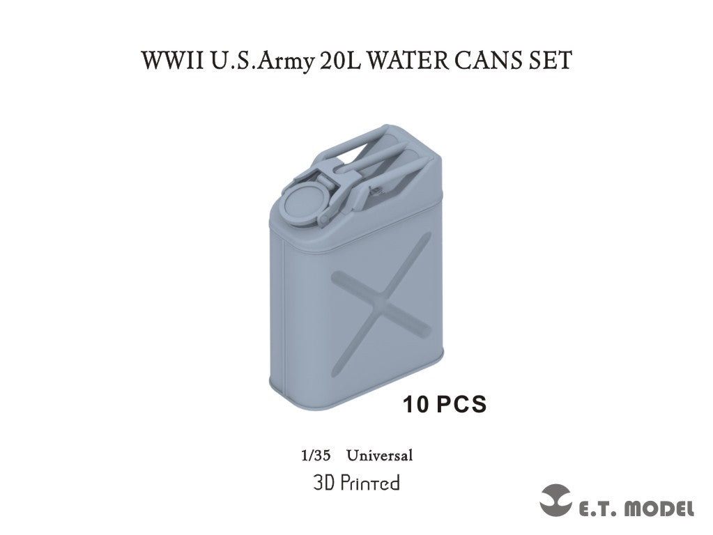 E.T. Model P35-325 WWII U.S.Army 20L WATER CANS SET 1/35