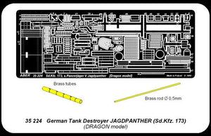 Aber 35224 German tank destroyer Jagdpanther Sd. Kfz.173 1/35 – immagine 5