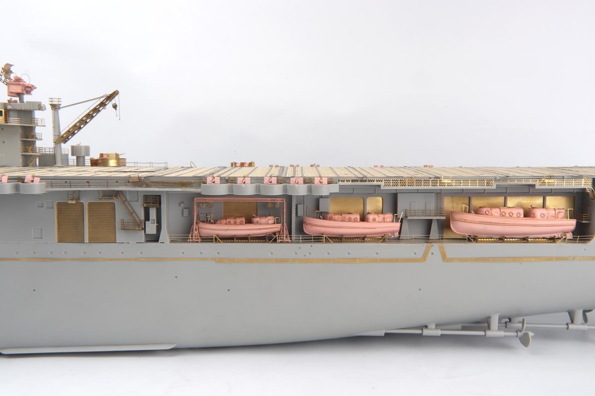 MK1 Design MD-20022 USS CV-6 Enterprise DX with Full Wooden Deck for Trumpeter 1/200 – immagine 7