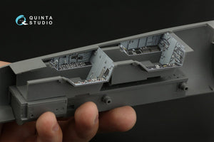Quinta Studio QDS-32131 F/A-18D Early 3D-Printed &amp;amp; coloured Interior on decal paper (Academy) (Small version) 1/32 – immagine 8