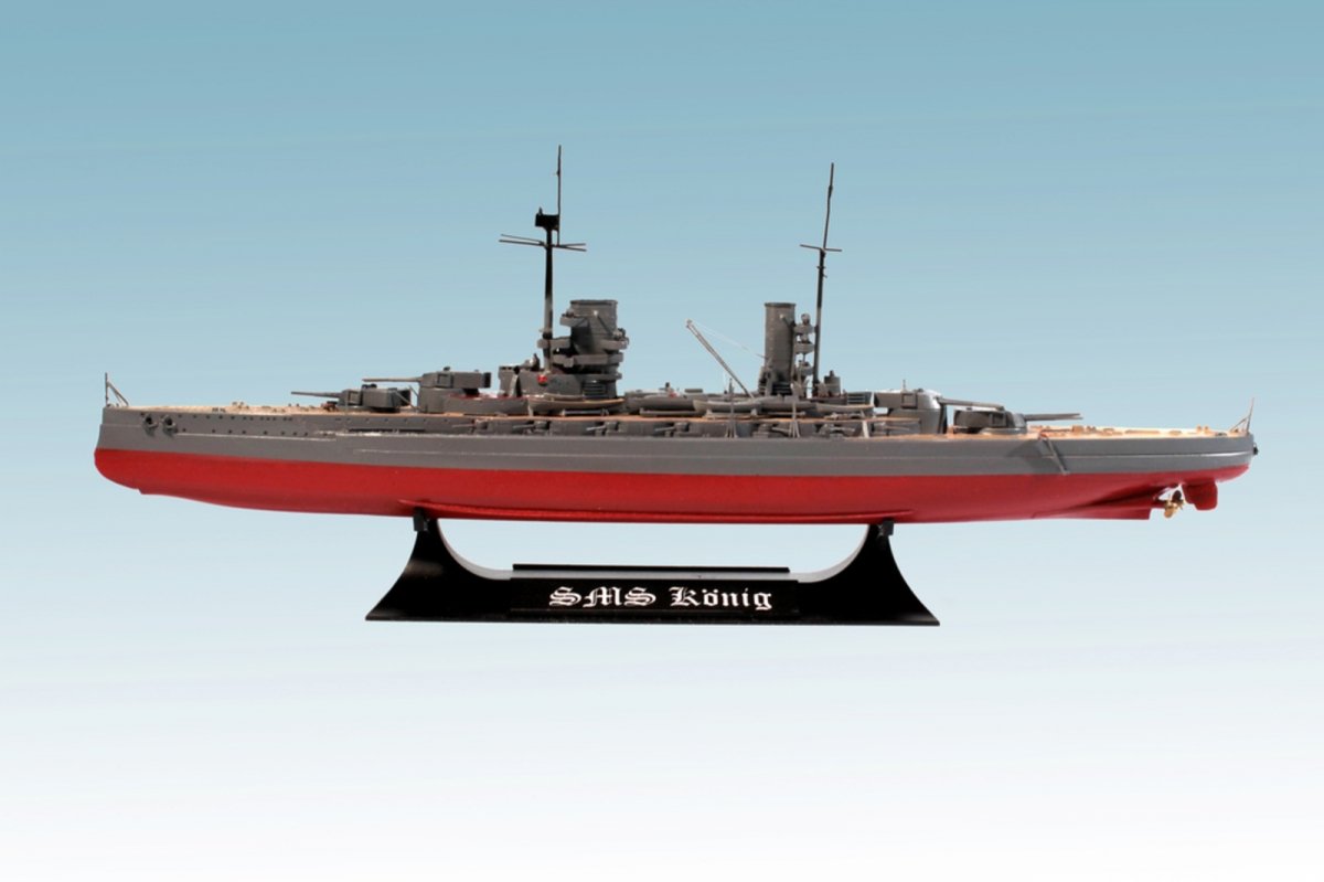 ICM S014 Cuirassé allemand König de la Première Guerre mondiale (Coque complète OU Ligne de flottaison) 1/700  – image 2