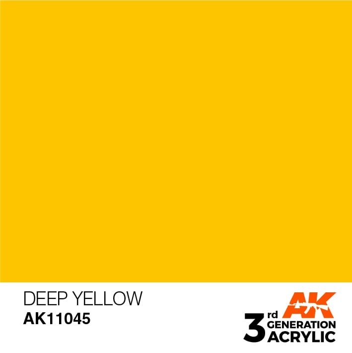 AK Interactive AK11045 Jaune foncé 17 ml