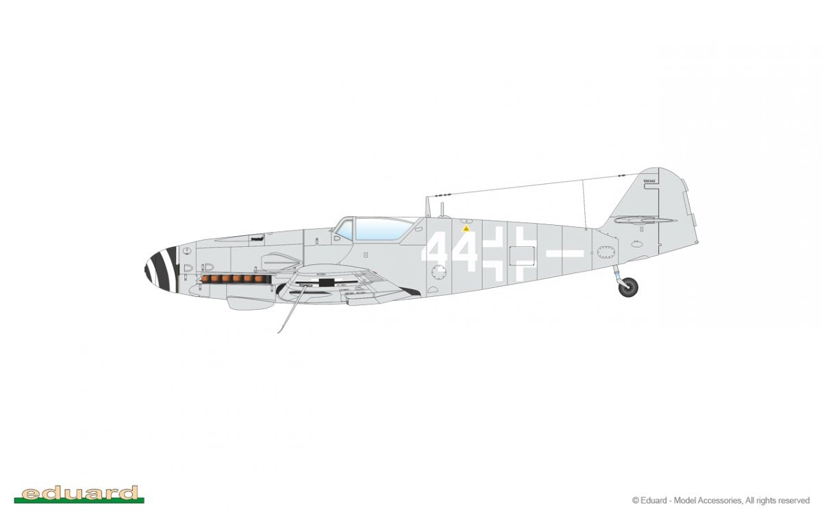 Eduard 82119 Bf 109G-10 Mtt Regensburg 1/48 – immagine 9