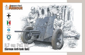 Special Armor 72024 3.7 cm PaK 36 (German Anti-tank Gun) 1/72