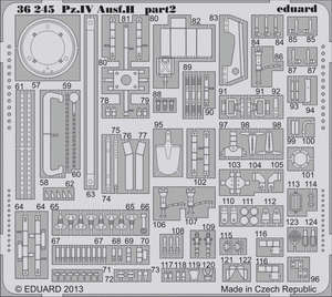 Eduard 36245 Pz. IV Ausf. H 1/35 Italeri – immagine 2