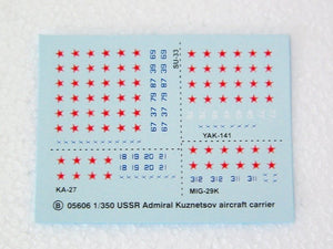 Trumpeter 05606 USSR Admiral Kuznetsov aircraft carrier 1/350 – immagine 16
