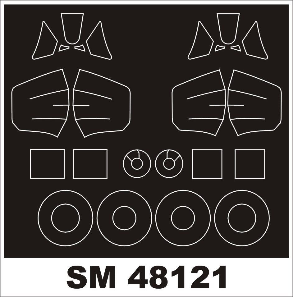 Montex SM48121 Spitfire Mk.VIII ICM 1/48