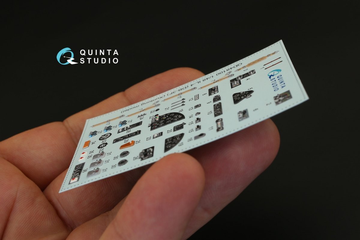 Quinta Studio QD48100 IL-4 3D-Printed &amp;amp; coloured Interior on decal paper (for Xuntong kit) 1/48 – Bild 4