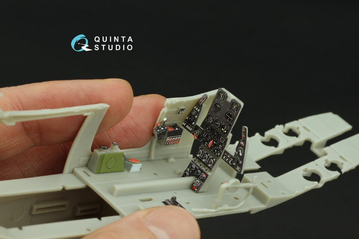 Quinta Studio QD32216 P-39Q/N Airacobra 3D-Printed coloured Interior on decal paper (KittyHawk) 1/32 – imagen 9