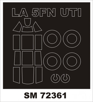 Montex SM72361 La-5FN UTI for KP 1/72