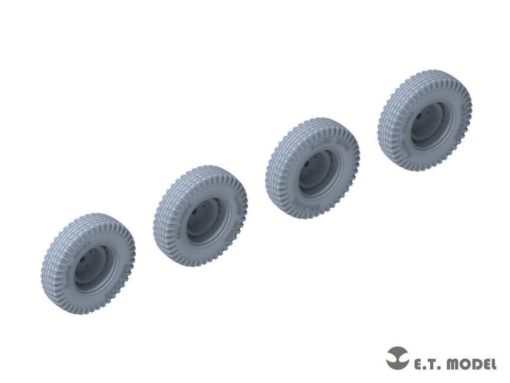E.T. Model P35-102 WWII German Sd.Kfz.234 Small Diameter Weighted Wheels Type.2 1/35 – immagine 3