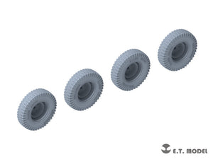 E.T. Model P35-102 WWII German Sd.Kfz.234 Small Diameter Weighted Wheels Type.2 1/35 – immagine 3