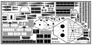 MK1 Design MS-20020 DKM Battleship SCHARNHORST RADAR &amp;amp; MAST PARTS for Trumpeter 1/200 – immagine 7