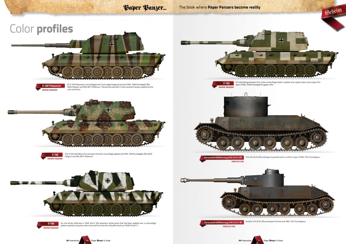 AK Interactive AK246 PAPER PANZER: PROTOTYPES &amp;amp; WHAT IF TANKS (ENGLISH) – immagine 2