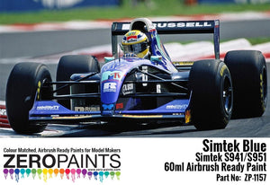 Zero Paints ZP-1157 Simtek F1 Blue Paint 60ml – zdjęcie 3