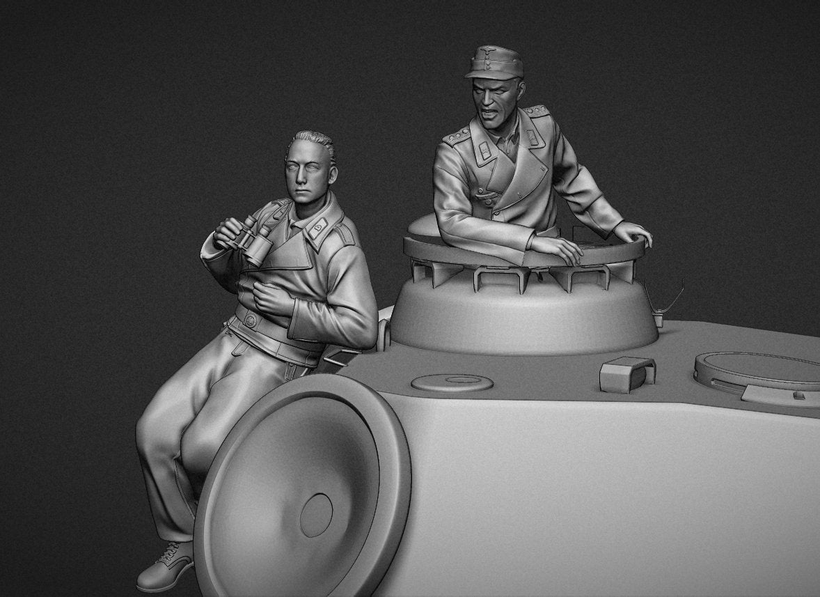 Ensemble d&amp;#39;équipage Panzer Art FI35-109 Normandy « Panther » au 1/35