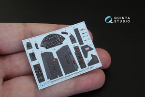 Quinta Studio QD48153 F4U-5 3D-Printed &amp;amp; coloured Interior on decal paper (for Hobby Boss kit) 1/48 – immagine 2