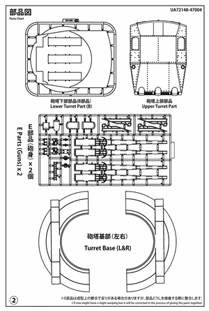 Modelcollect UA72344 Austratt fort coastal artillery site triple 28cm turret Caesar 1/72 – Bild 2