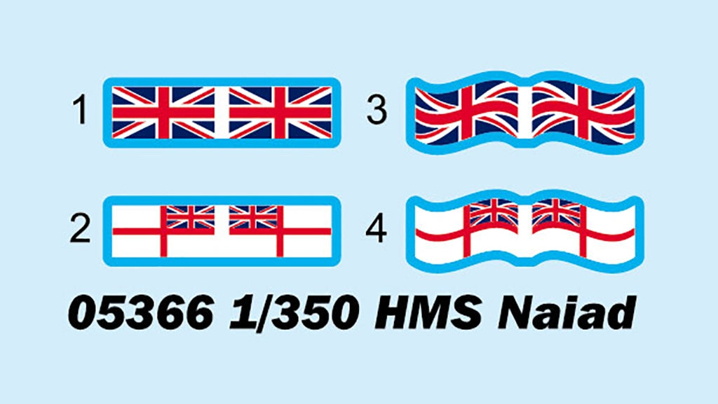 Trumpeter 05366 HMS Naiad 1/350 – image 3