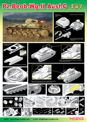 Dragon 6812 Pz.Beob.Wg.II Ausf.A-C – immagine 2