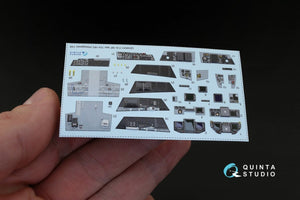 Quinta Studio QD48051 F/A-18F late / EA-18G 3D-Printed &amp;amp; coloured Interior on decal paper (for Hasegawa kit) 1/48 – zdjęcie 6