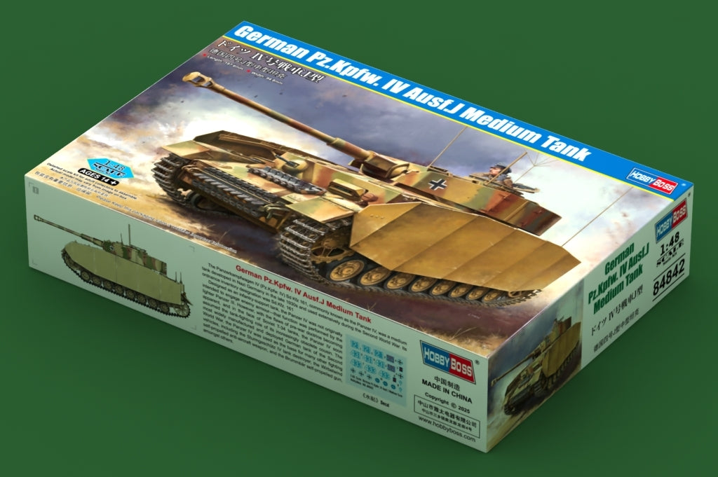 Hobby Boss 84842 German Pz.Kpfw. IV Ausf.J Medium Tank 1/48 – imagen 4