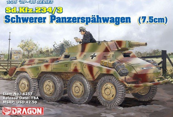 Dragon 6257 Sd. Kfz. 234/3 schwerer Panzerspahwagen (7.5cm) 1/35