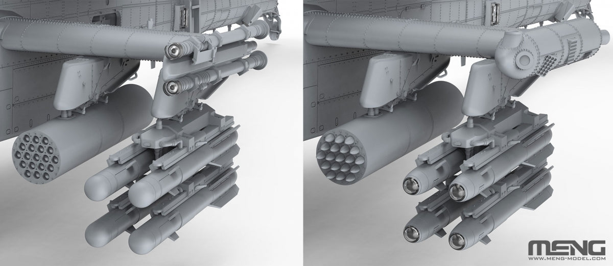 Meng Model QS-004 Boeing AH-64D Apache Longbow Heavy Attack Helicopter 1/35 – zdjęcie 8