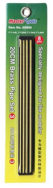 Trumpeter 09944 Brass Pipe Set of 3 - copper pipes