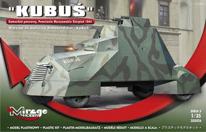 Mirage Hobby 355026 Kubuś Voiture blindée Soulèvement de Varsovie Août 1944 1/35