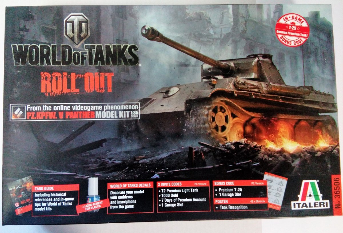 Italeri 36506 World of Tanks -Pz. Kpfw. V Panther – immagine 2