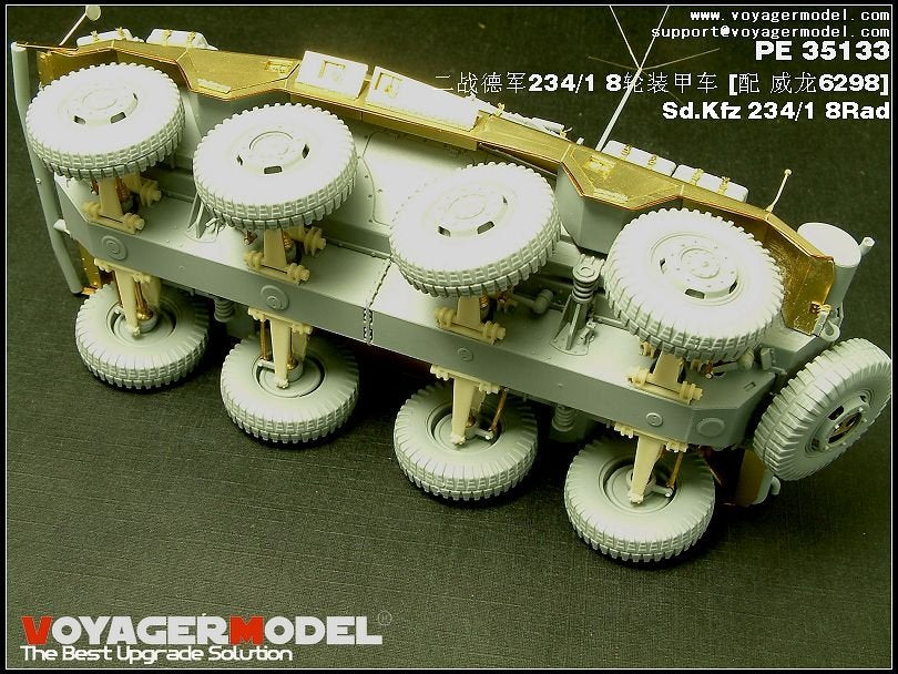 Voyager Model PE35133 Sd.Kfz 234/1 8Rad (For DRAGON 6298) 1/35 – immagine 6