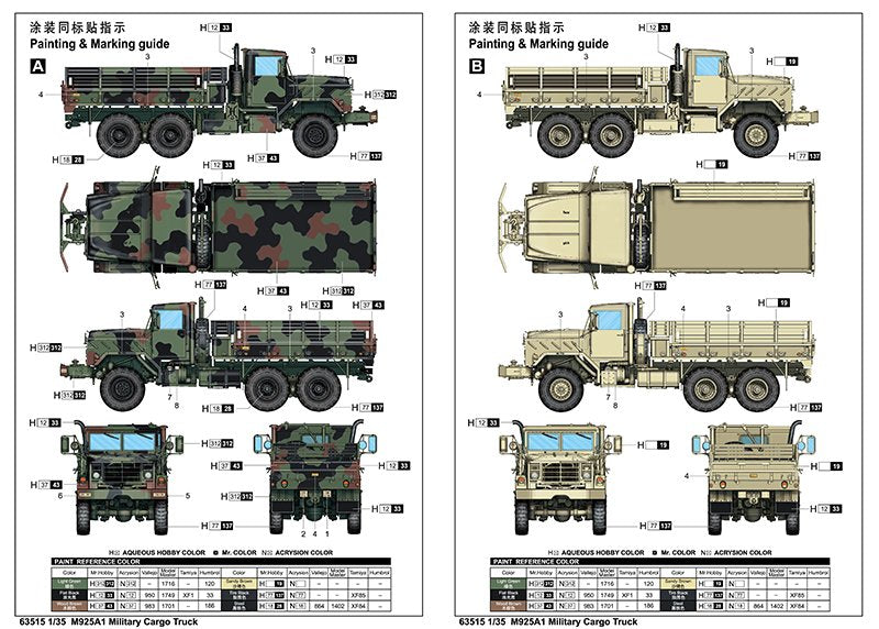 J&amp;#39;adore le kit 63515 M925A1 Camion de transport militaire 1/35 – image 5