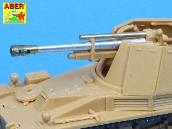 Aber 72L-55 Lufa 105mm do niemieckiej armaty LeFH 18 lub “Wespe” / German 105mm barrel for LeFH 18 “Wespe” 1/72 – immagine 6