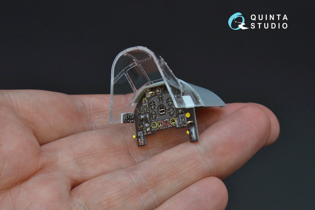 Quinta Studio QD32087 Ju87 D/G 3D-Printed &amp;amp; coloured Interior on decal paper (Trumpeter) 1/32 – immagine 5