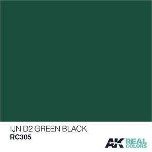 AK Interactive RC305 IJN D2 GREEN BLACK 10ML – immagine 2