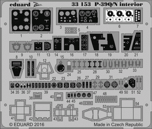 Eduard 33153 P-39Q/ N interior 1/32 KITTY HAWK