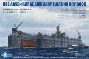 Takom Snownam SP-7051 USS ABSD-1 Grande cale sèche flottante auxiliaire 1/700