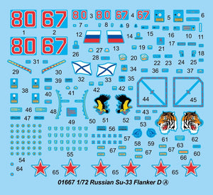 Trumpeter 01667 Russian Su-33 Flanker D – image 5