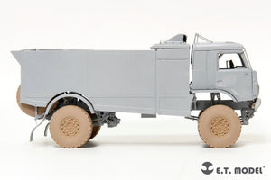 E.T. Model P35-131 KAMAZ-43509 Truck Sagged wheels &amp;amp; Spare Wheels for Zvezda kit 1/35 – immagine 6