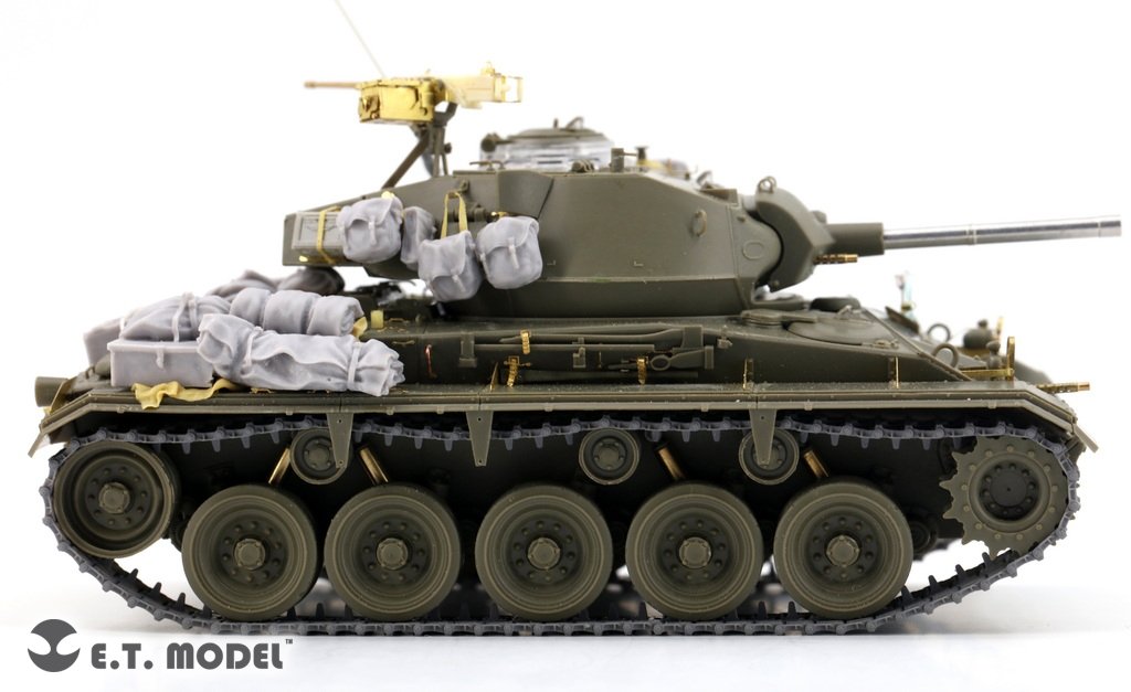 ET Model P35-037 WWII US ARMY M24 CHAFFEE Light Tank Workable Track ( 3D Printed ) 1/35 – image 8
