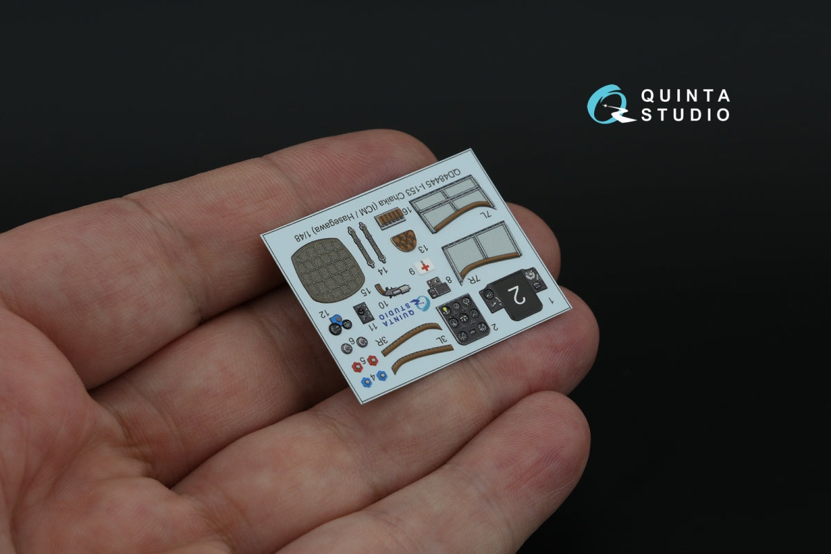 Quinta Studio QD48445 I-153 3D-Printed coloured Interior on decal paper (ICM/Hasegawa) 1/48 – immagine 6