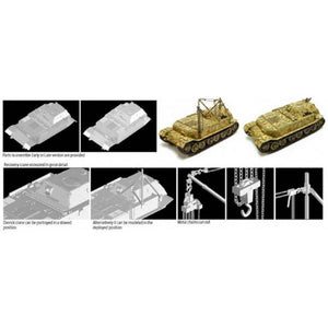 Dragon 6226 Bergepanzer Tiger (P) 1/35 – immagine 2