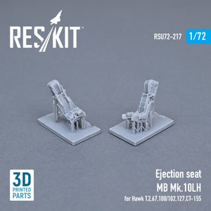 RESKIT RSU72-0217 EJECTION SEAT MB MK.10LH FOR HAWK T.2,67,100/102,127,CT-155 (3D PRINTED) 1/72 – immagine 2