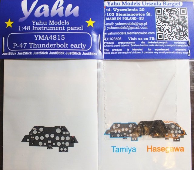 Yahu YMA4815 P-47 D première génération (Tamiya) 1/48 