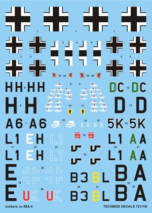 Techmod 72111 - Junkers Ju 88A-4 1/72