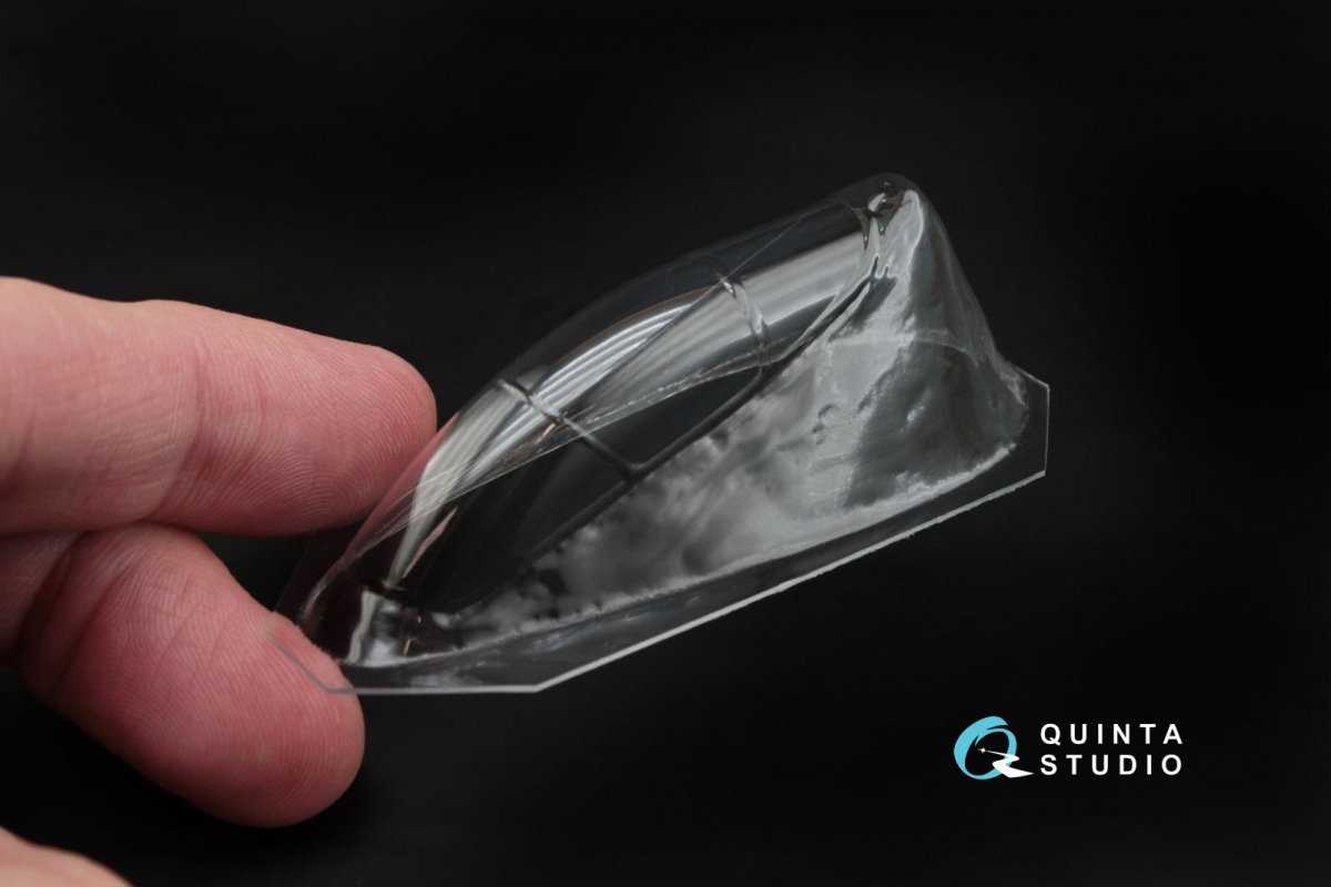 Quinta Studio QC72007 Yak-130 vacuformed clear canopy with det.cord (for Zvezda kit) 1/72 – immagine 5