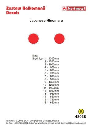 Techmod 48038 - Japanese Hinomarus 1/48 – image 2