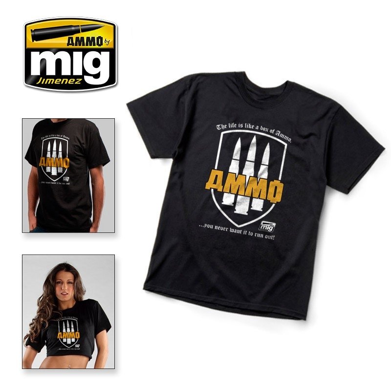 T-shirt AMMO 8000XXL de Mig Jimenez (taille XL)