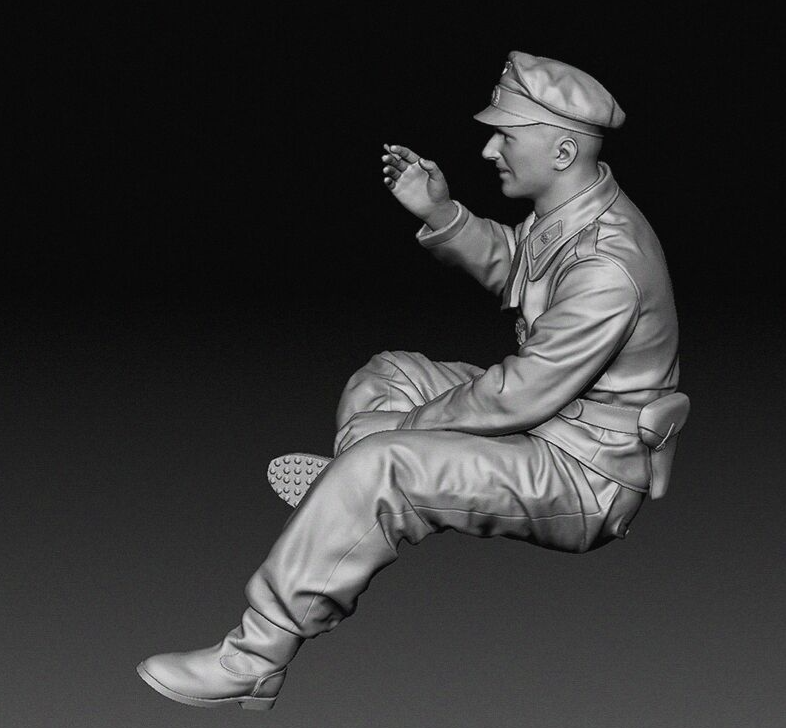 Das Werk DW16007 German Tank Commander 1/16 – zdjęcie 3